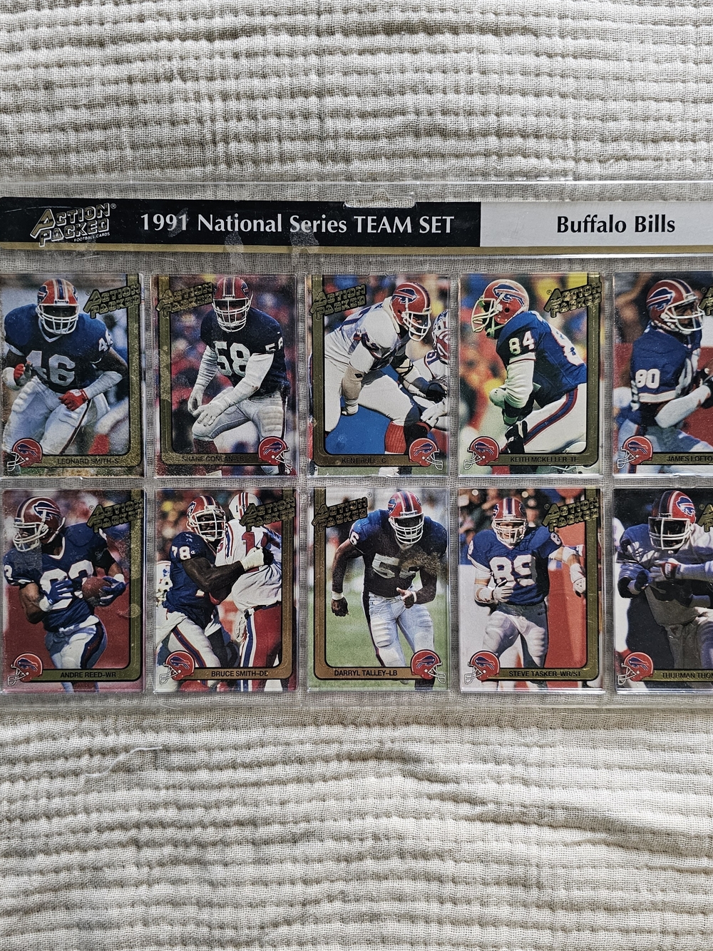 1991 National Series Team Set - Buffalo Bills Trading Cards (Blue)